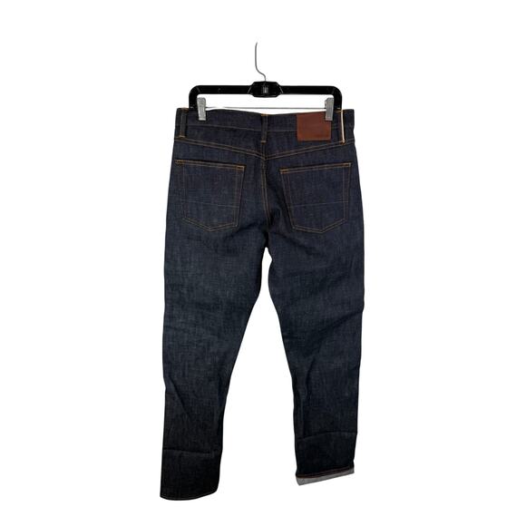 Gustin Selvedge Denim Straight Leg Jeans Dark Wash Fits Size 32 Excellent NWOT - Picture 3 of 16